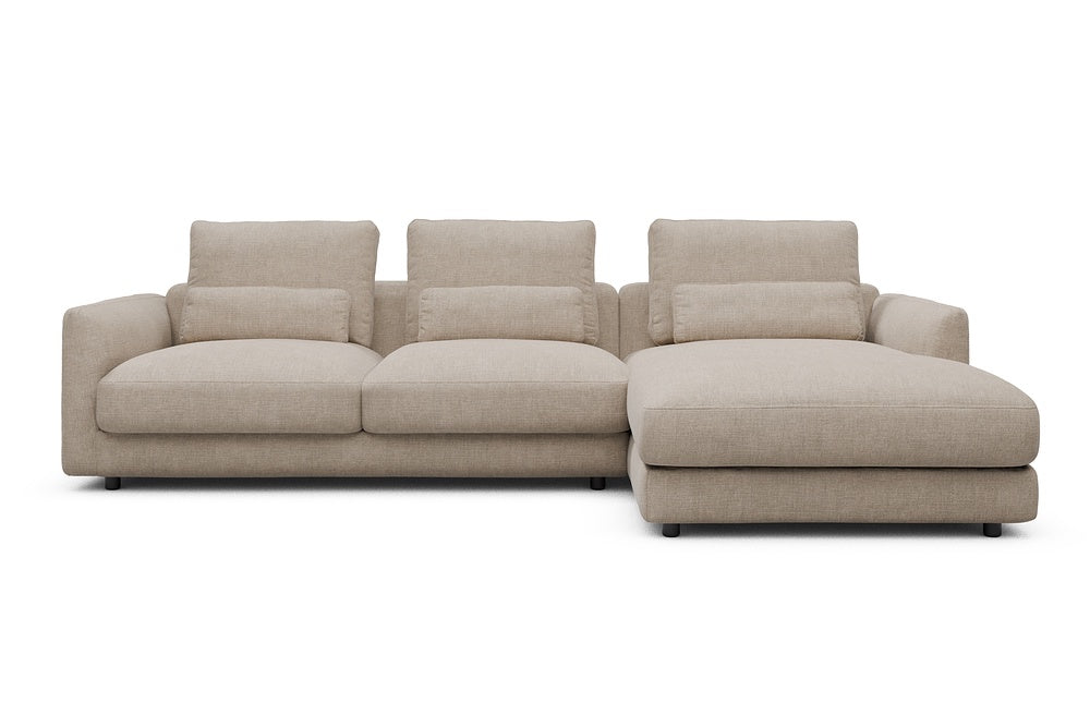 Vivole Modular Sofa - 76 - 290 x 171 cm - 2,5 Seater + Chaise - 417 Esina Mocha