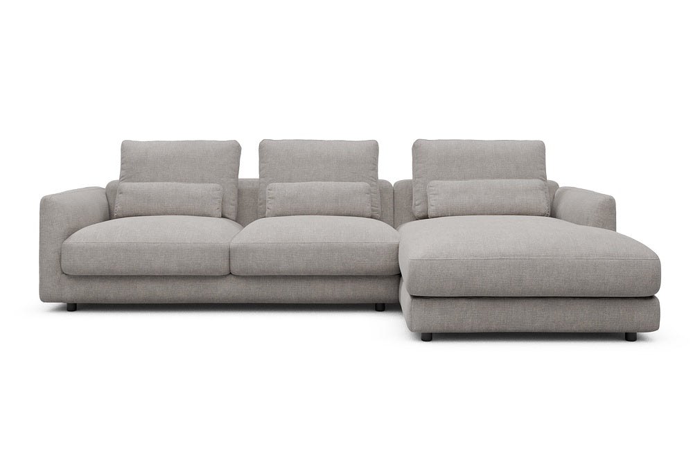 Vivole Modular Sofa - 76 - 290 x 171 cm - 2,5 Seater + Chaise - 418 Esina Truffle