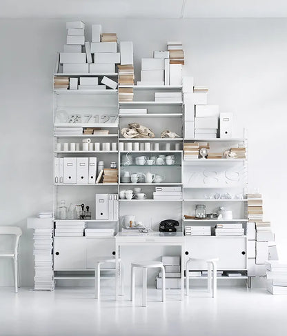 Folding table - W78 x D30 x H71, White/White - image 2