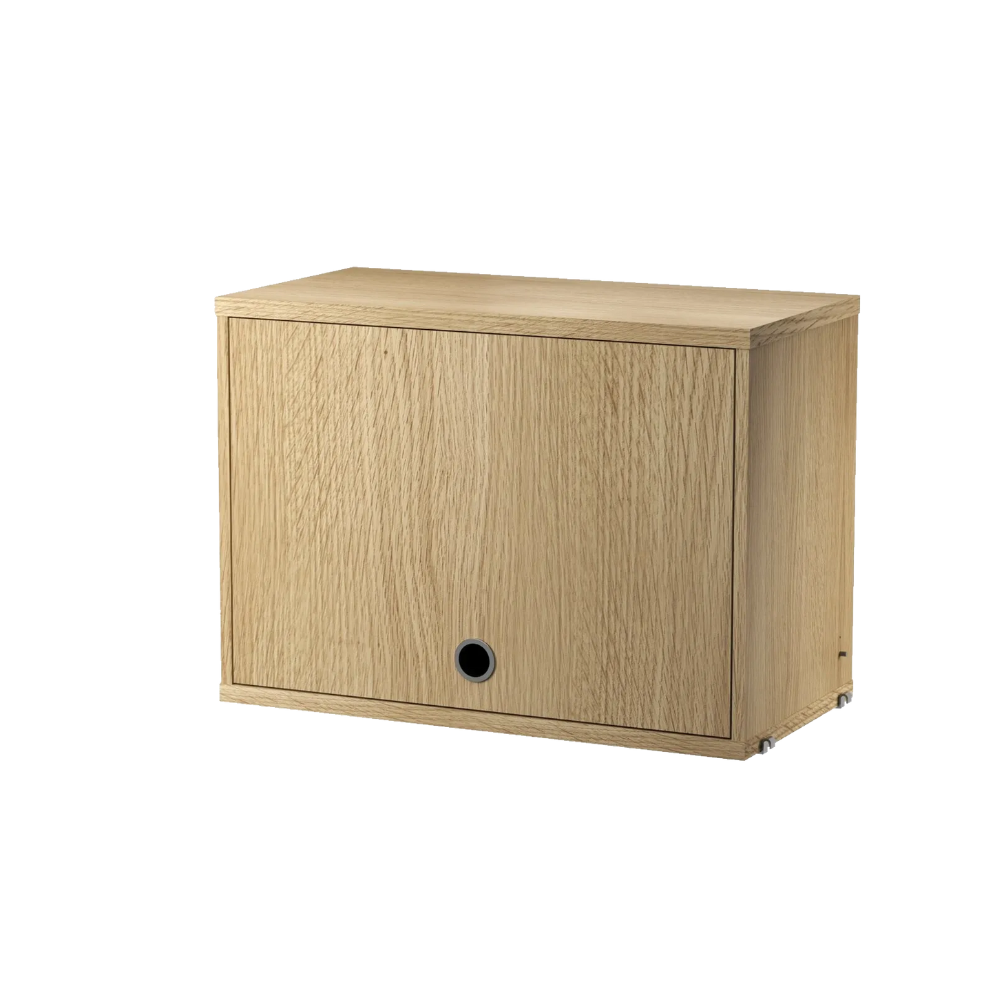 Cabinet with flip door - W58 x D30 x H42, Oak - image 3