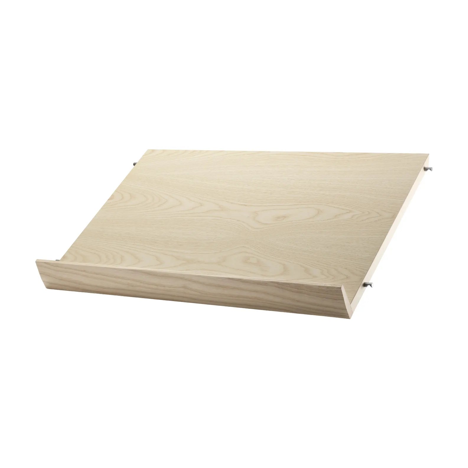 Magazine shelf solid - W58 x D30 x H15, Ash - image 4