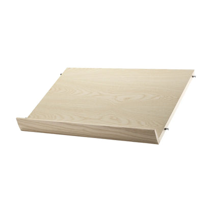 Magazine shelf solid - W58 x D30 x H15, Ash - image 4