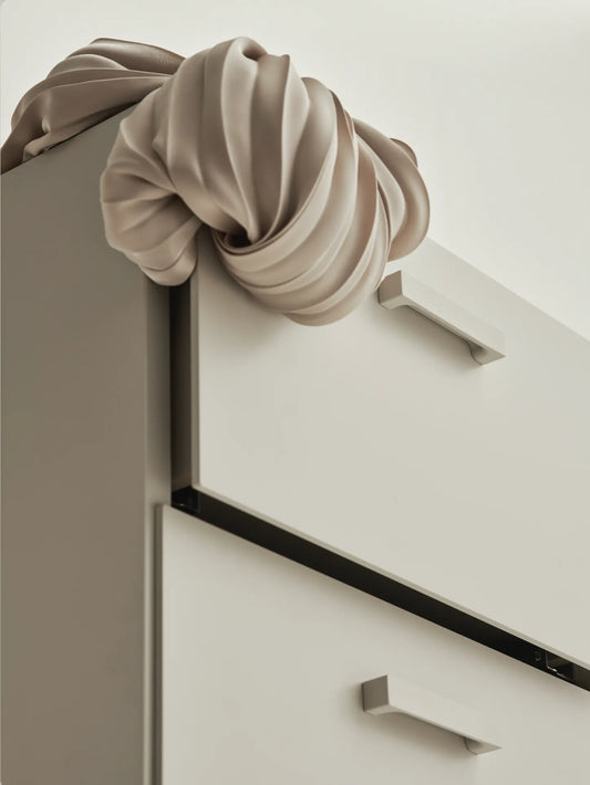 Relief Chest of drawers, tall Beige - image 2