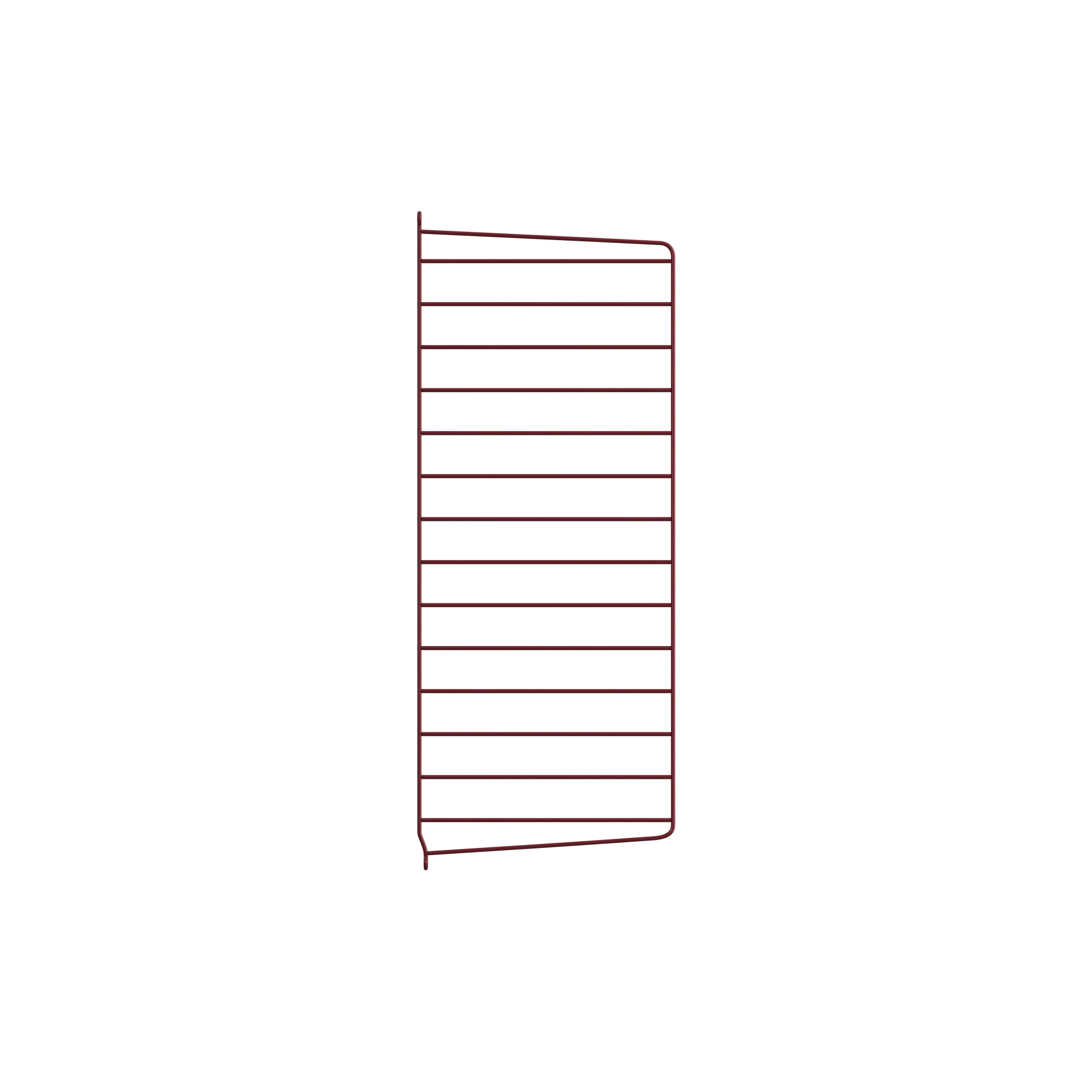 Wall panel - D30 x H75, Dark red, 1-pack - image 4