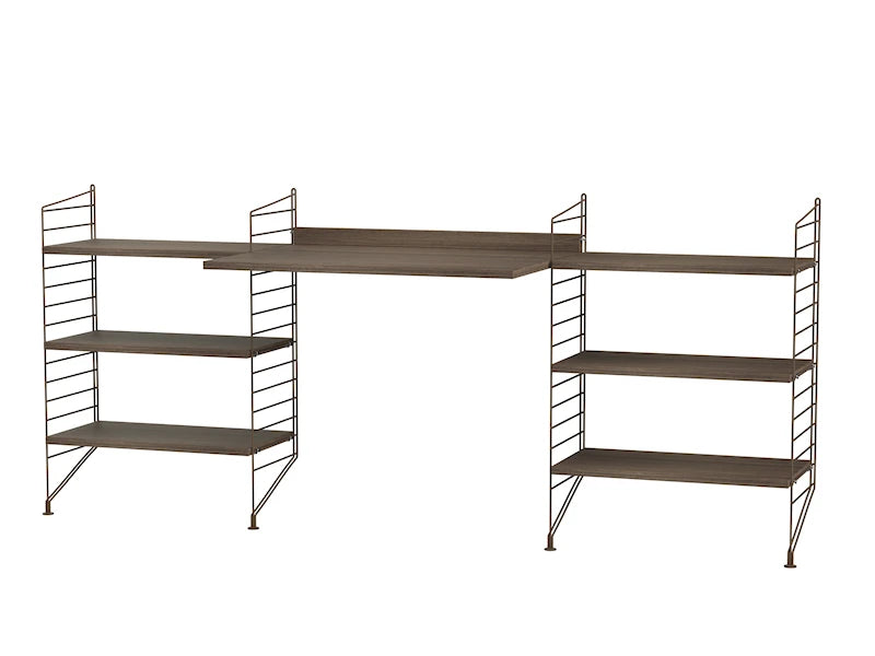 Workspace D Brown/Walnut