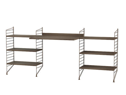 Workspace D Brown/Walnut