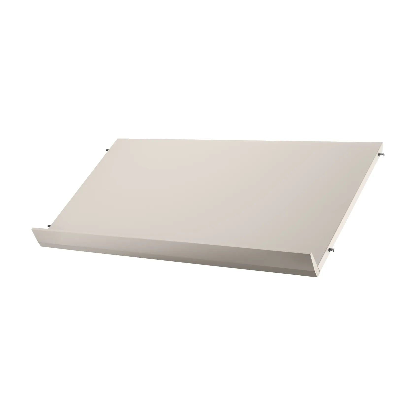 Magazine shelf solid - W78 x D30 x H15, Beige - image 4