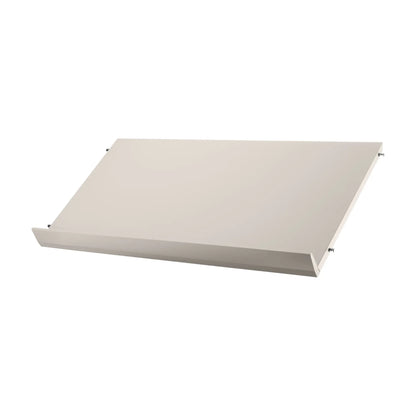 Magazine shelf solid - W78 x D30 x H15, Beige - image 4