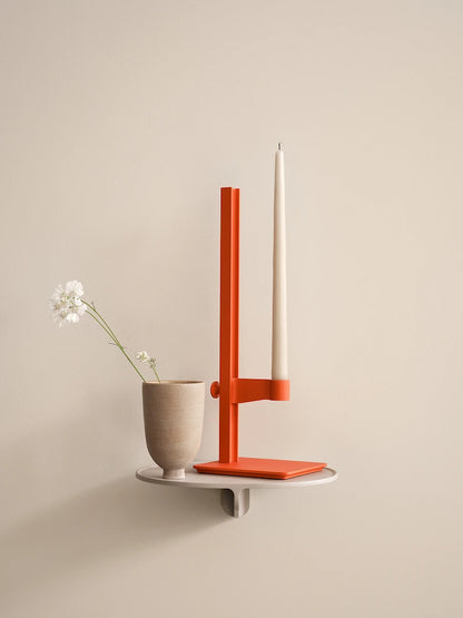 Museum Candle Holder - Orange