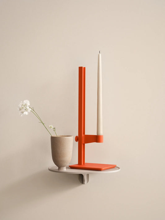 Museum Candle Holder - Orange - image 2