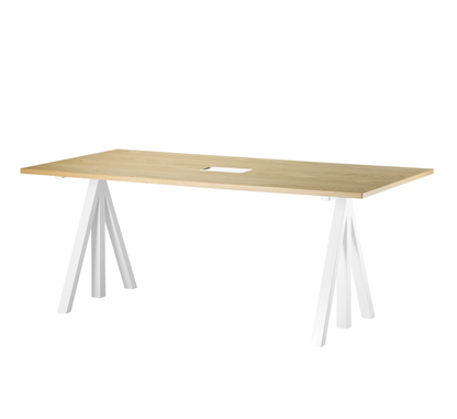 Work desks 180x90 White/Oak - image 3