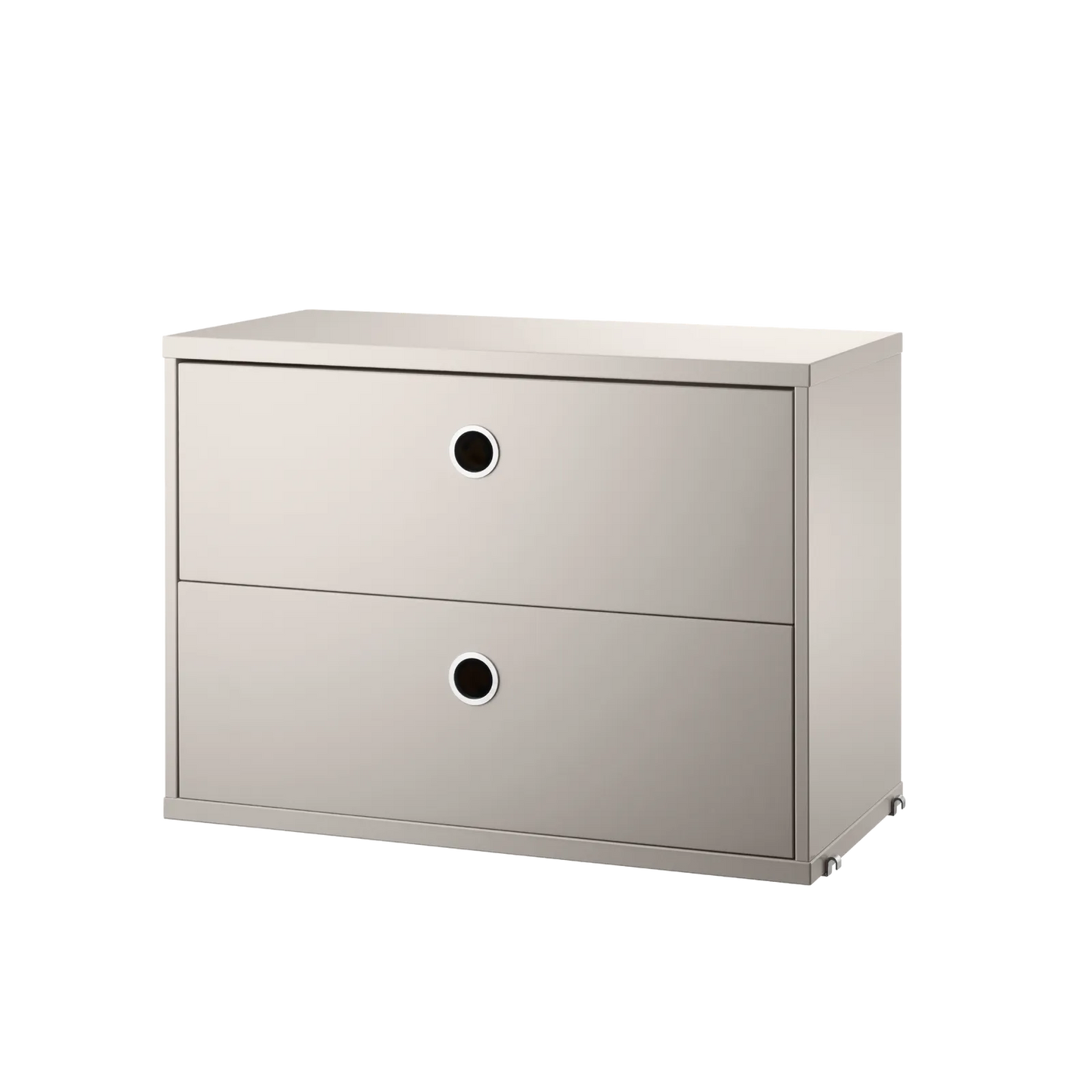 Chest of drawers - W58 x D30 x H42, Beige - image 3
