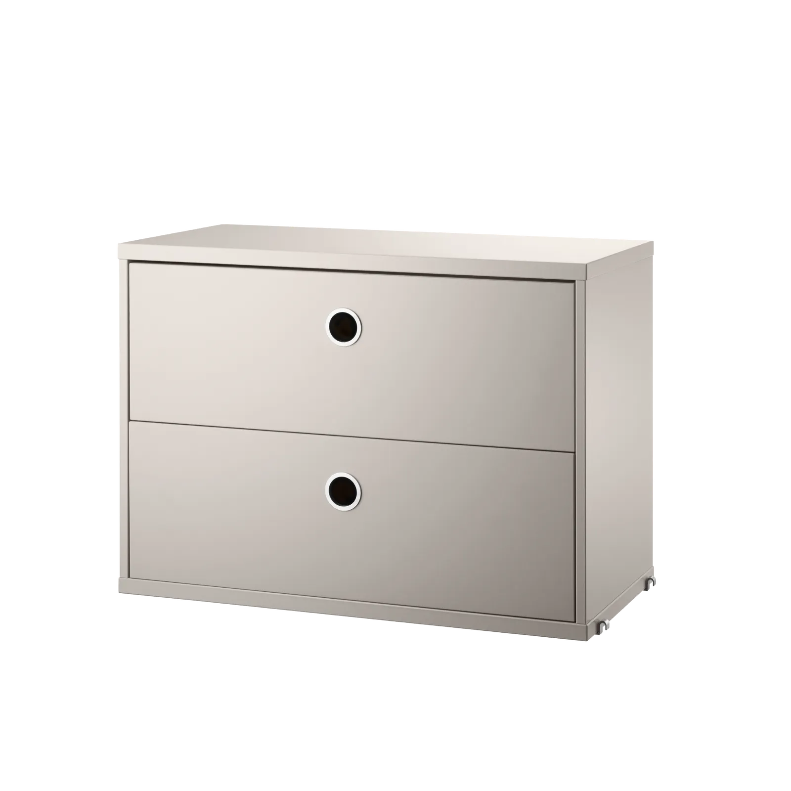 Chest of drawers - W58 x D30 x H42, Beige - image 3