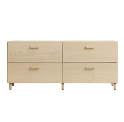 Relief Chest of drawers, low Ash/Ash