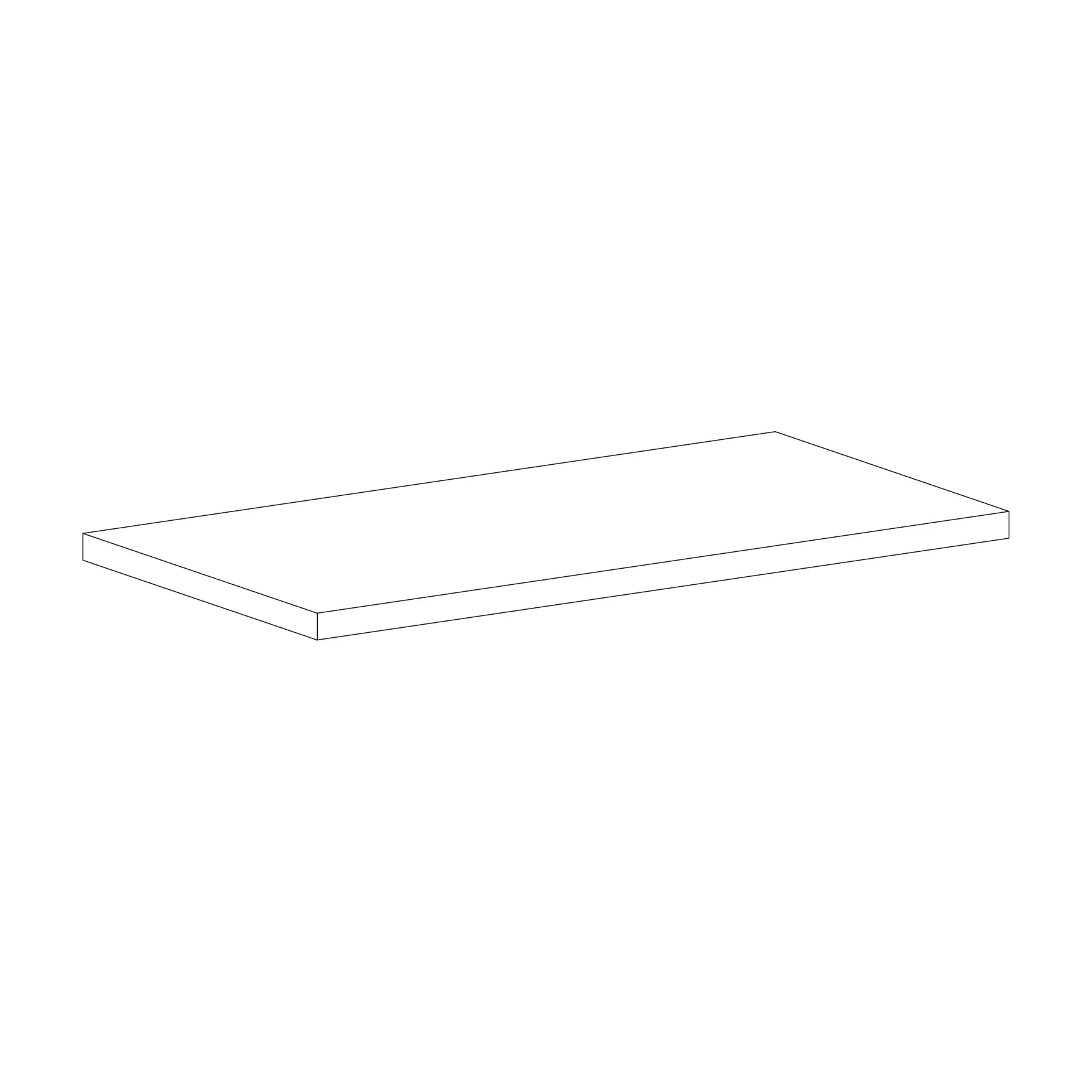Top for chest with drawer - W58 x D30, Oak - image 3