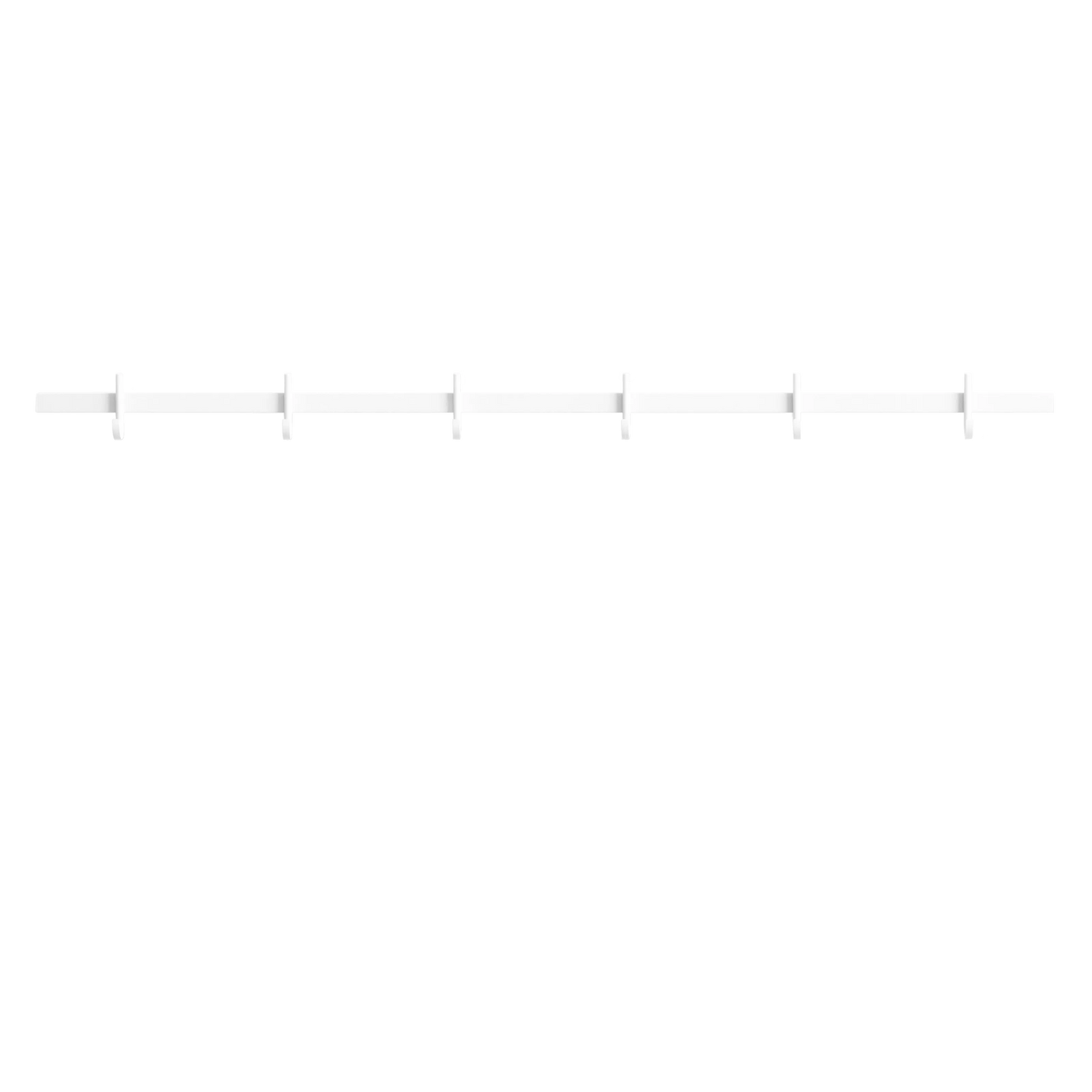 Relief Hook rail, Medium - W82, White - image 4