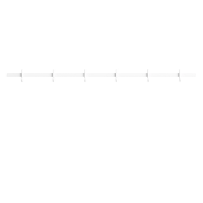Relief Hook rail, Medium - W82, White - image 4
