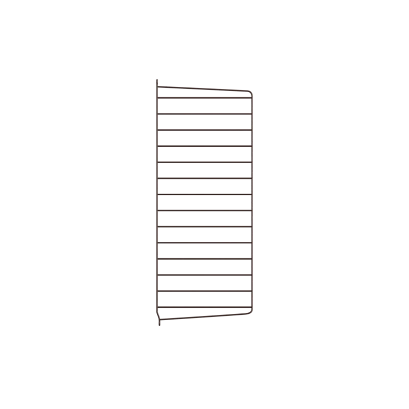 Wall panel - D30 x H75, Dark brown, 2-pack