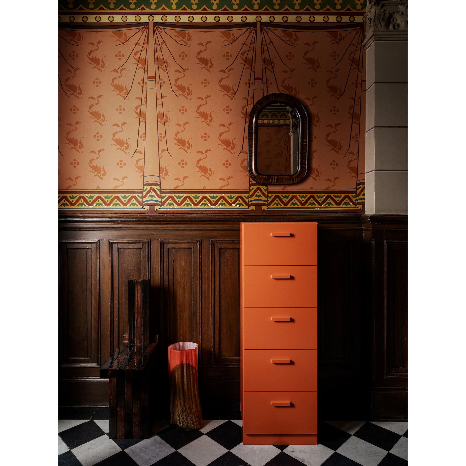 Relief Chest of drawers, tall White - image 3