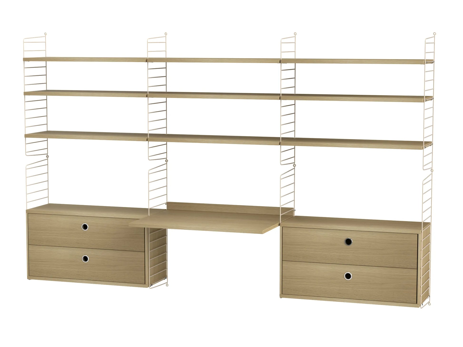 Workspace F Beige/Oak - image 3