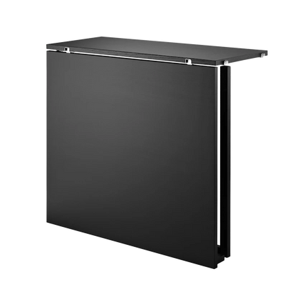 Folding table - W78 x D30 x H71, Black stained ash/Black