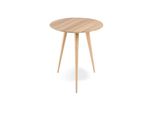Arp Side Table - Arp Side Table Ø45 - Oiled Oak White Oil Oiled Oak White Oil
