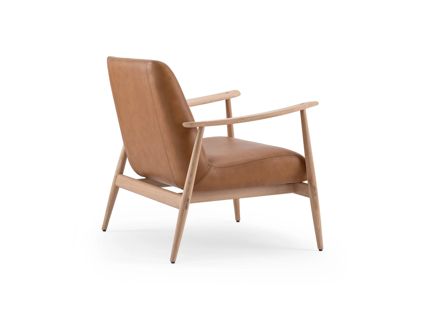 Aska Lounge Chair - Aska Lounge Chair - Dakar leather 3411 Nature Oiled Oak White Oil