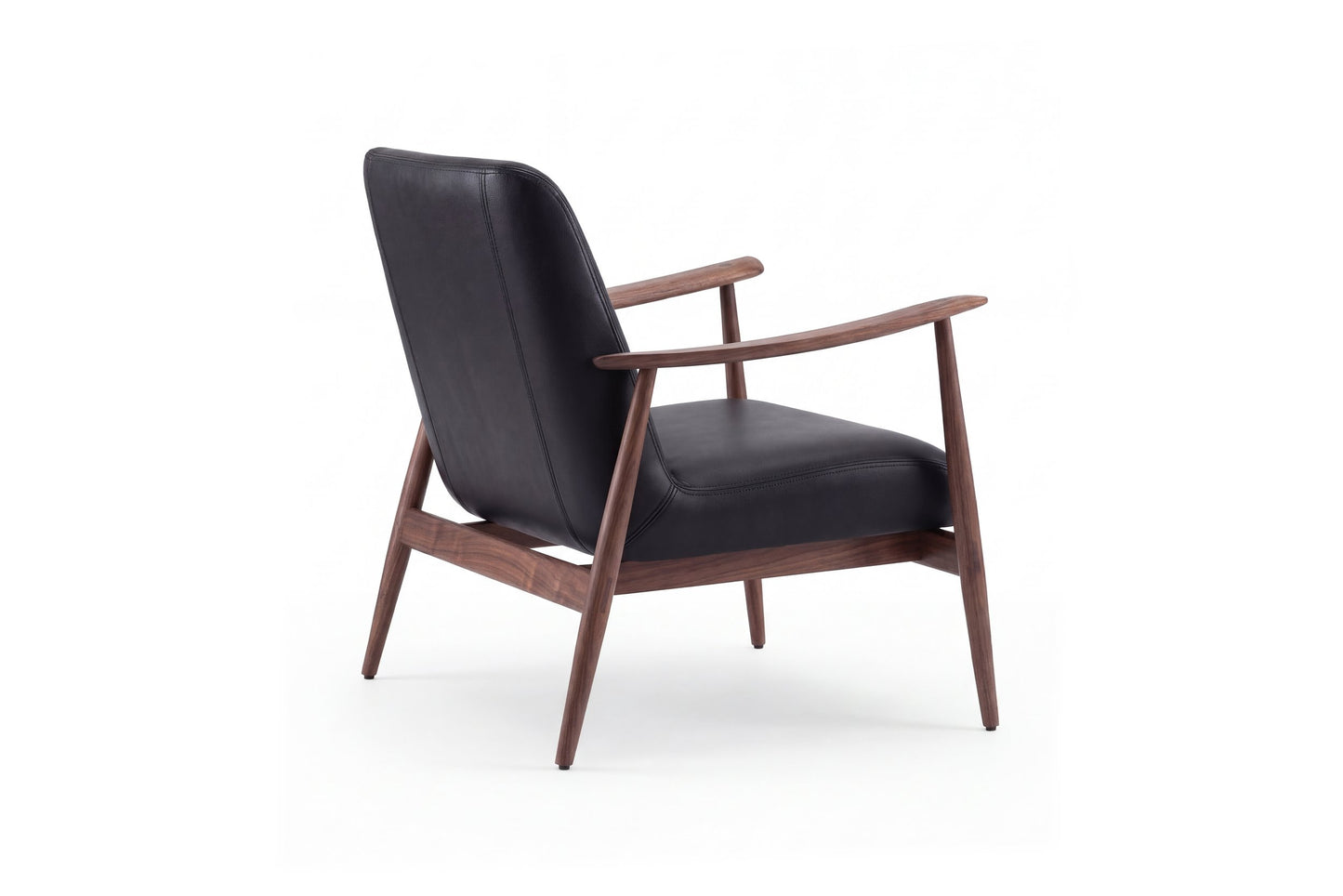 Aska Lounge Chair - Aska Lounge Chair - LC10 - Dakar leather - Oiled Walnut