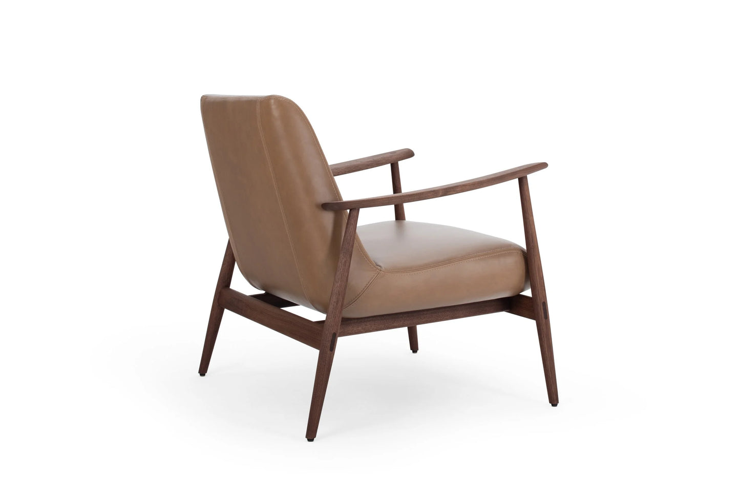 Aska Lounge Chair - Aska Lounge Chair - LC20 - Silk leather - Oiled Walnut