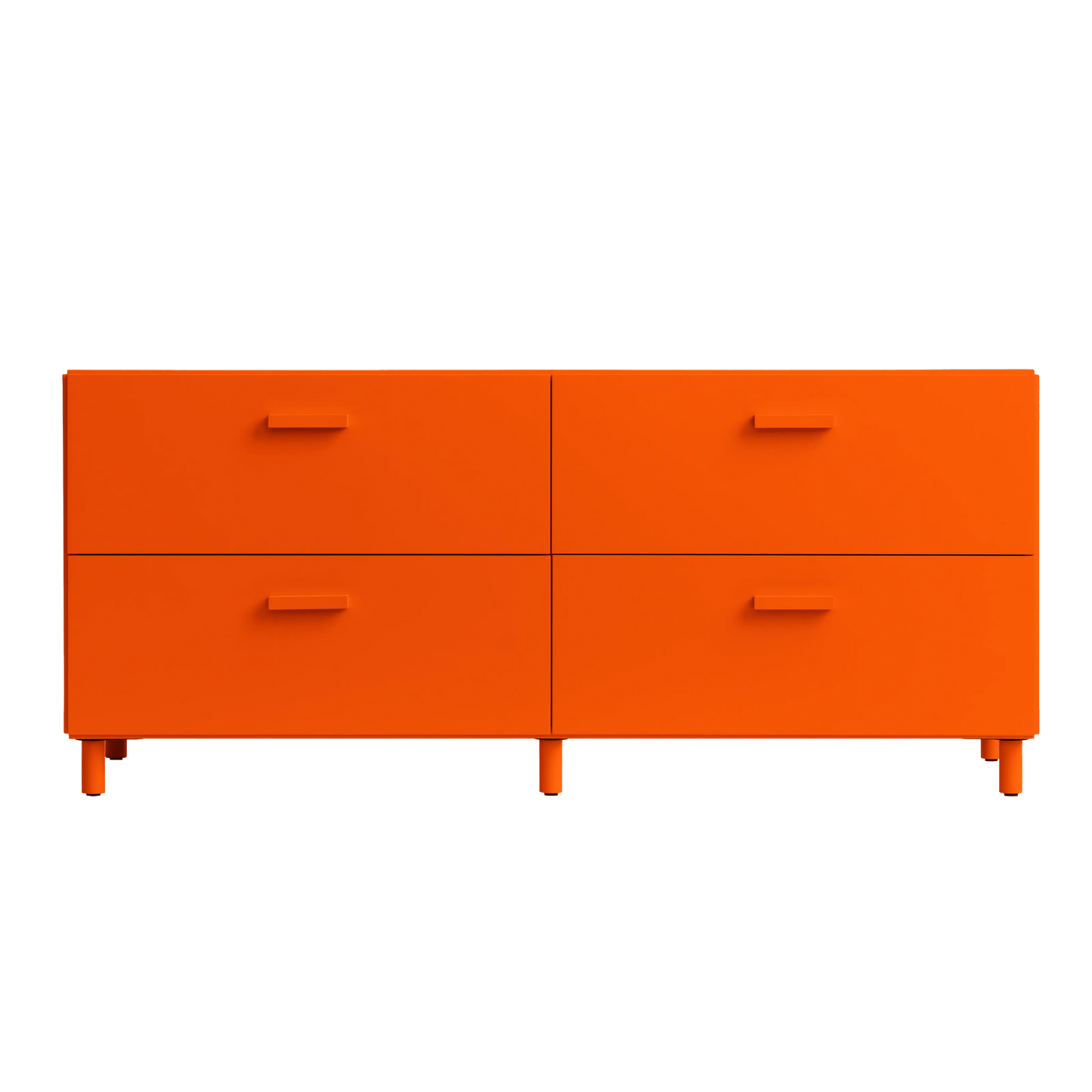 Relief Chest of drawers, low Orange - image 6
