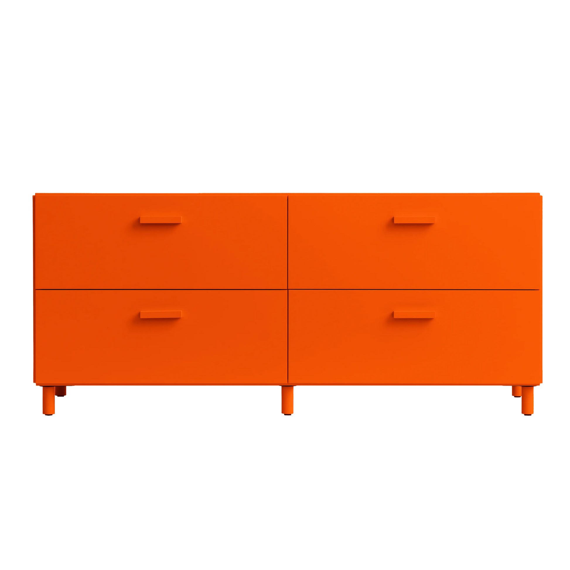 Relief Chest of drawers, low Orange - image 6