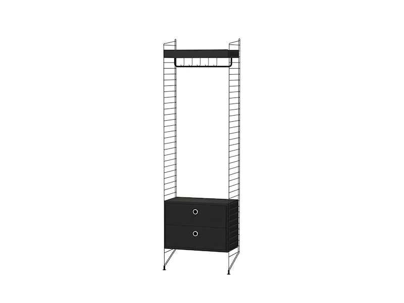 Hallway M Black stained ash/Black