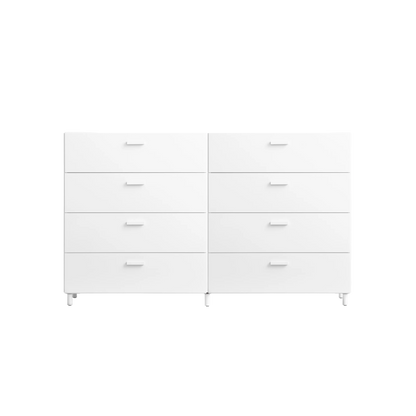 Two wide Relief drawers with legs White - image 5