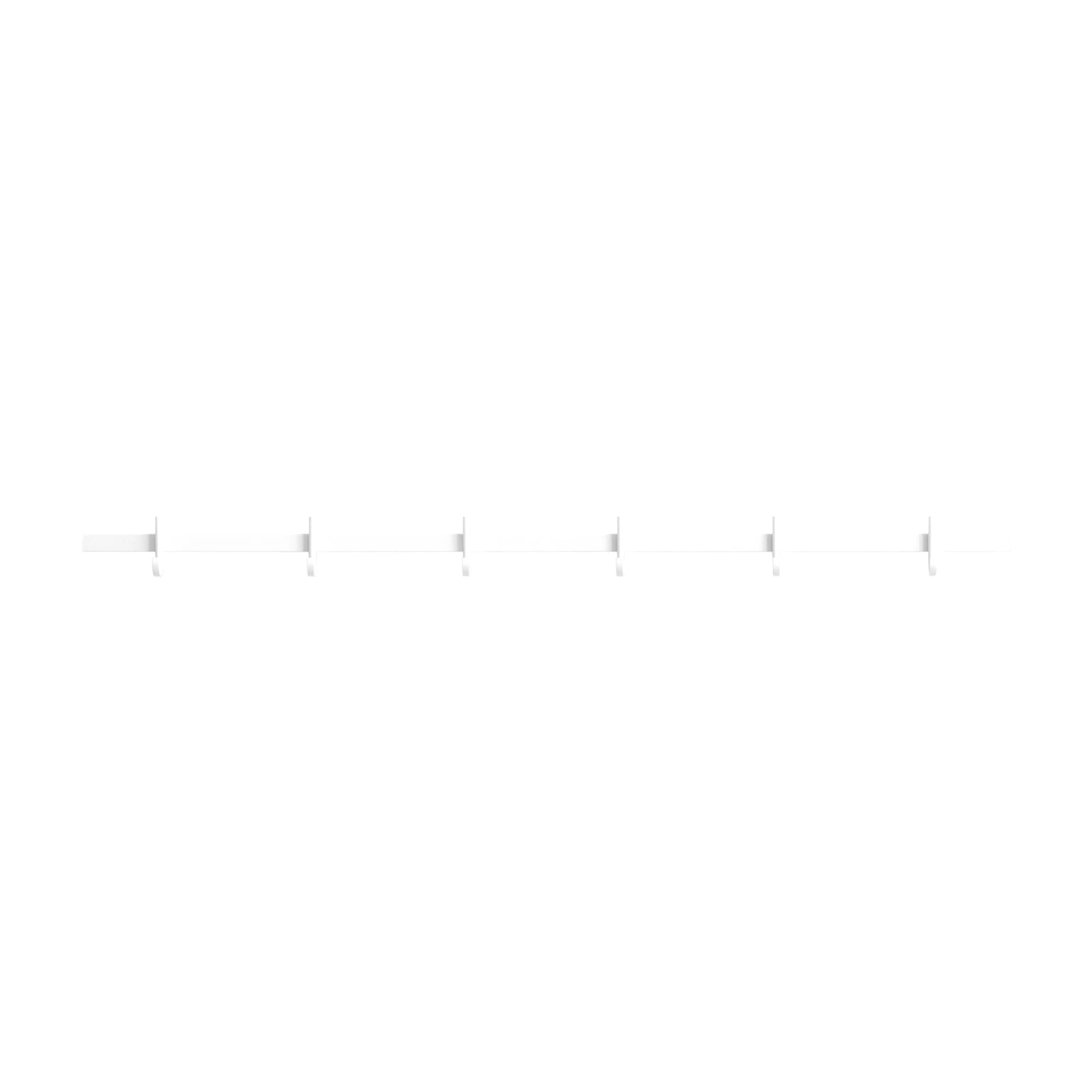 Relief Hook rail, Medium - W82, White - image 5