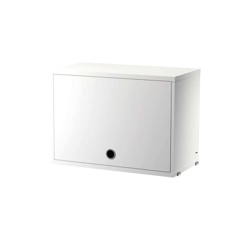 Cabinet with flip door - W58 x D30 x H42, White