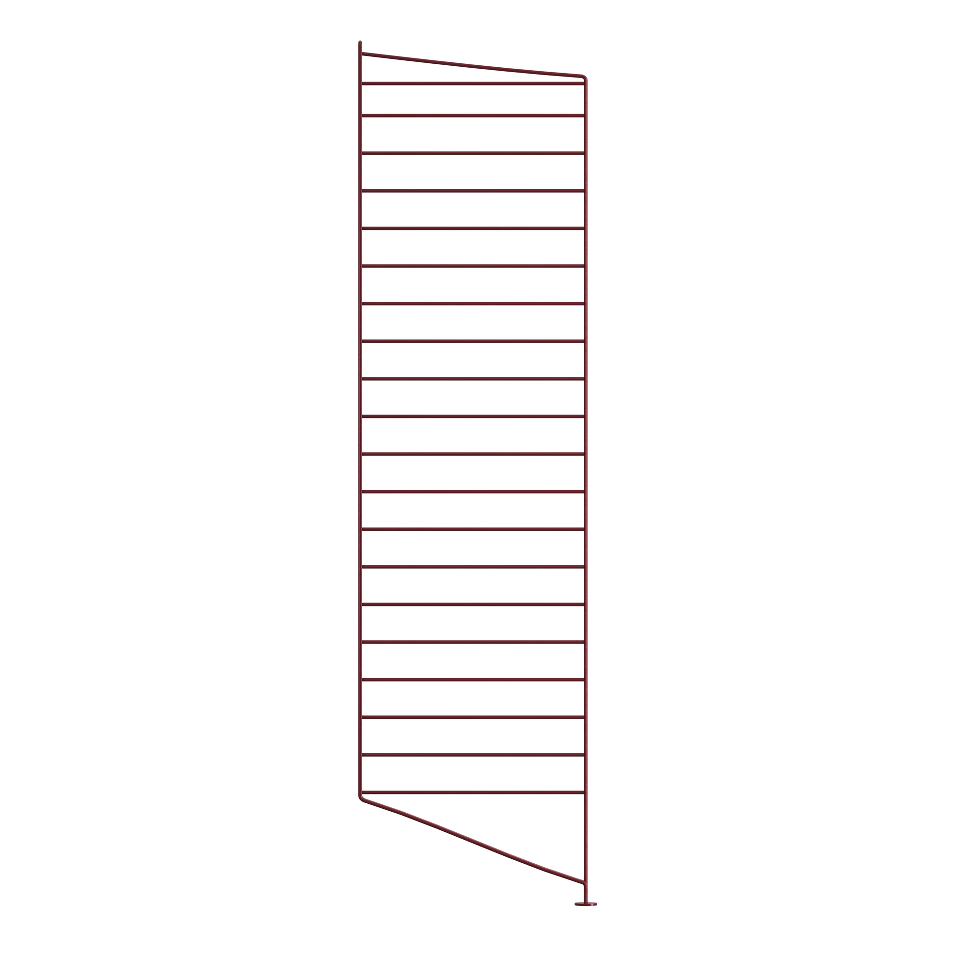 Floor panel - D30 x H115, Dark red, 2-pack - image 4
