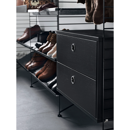 Shoe shelf - W58 x D30 x H10, Black - image 2