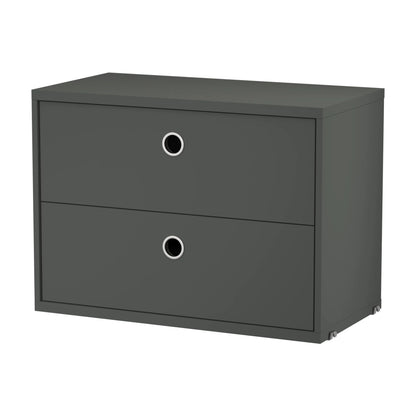 Chest of drawers - W58 x D30 x H42, Dark grey - image 4