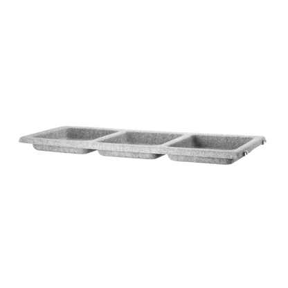 Bowl shelf felt - W78 x D30, Light grey - image 3