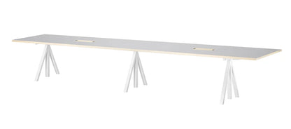 Height-adjustable conference tables 360x90 White