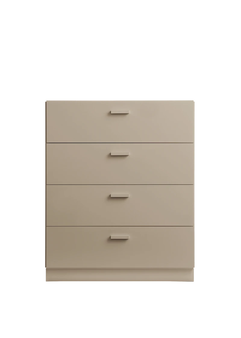 Relief Chest of drawers, wide Beige