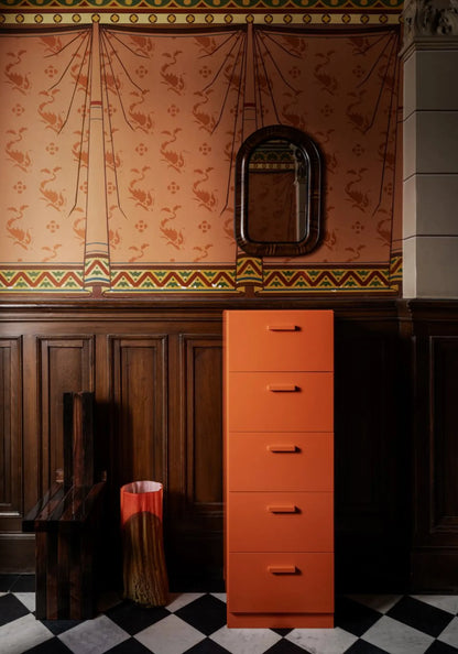 Relief Chest of drawers, tall Orange - image 4