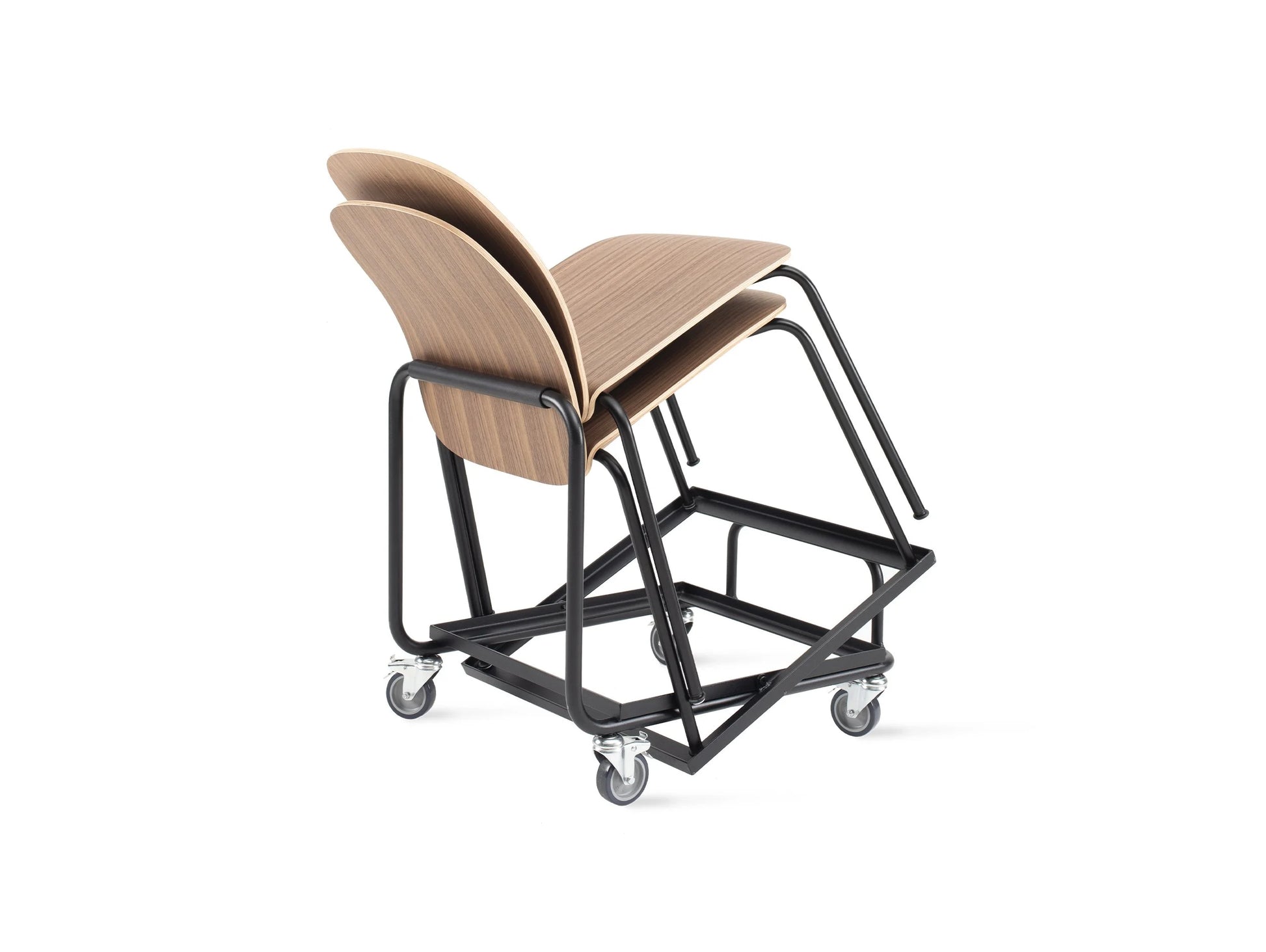 Book Trolley - Book Trolley - Powder-coated steel RAL 9005 Black