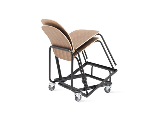 Book Trolley - Book Trolley - Powder-coated steel RAL 9005 Black