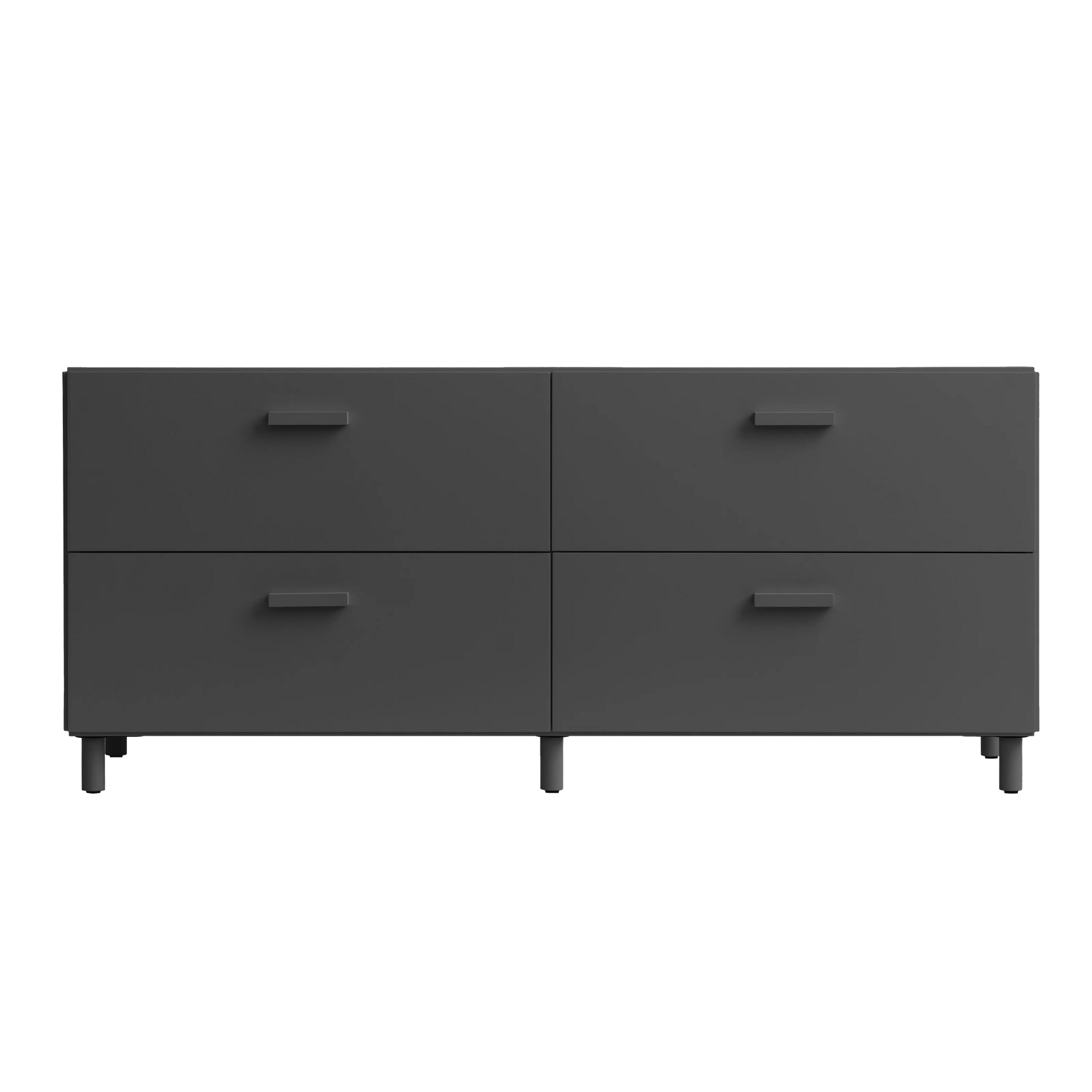 Relief Chest of drawers, low Grey - image 5