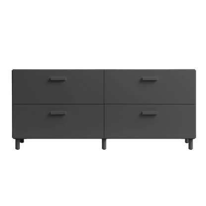 Relief Chest of drawers, low Grey - image 5
