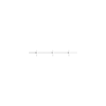 Relief Hook rail, Small - W41, White