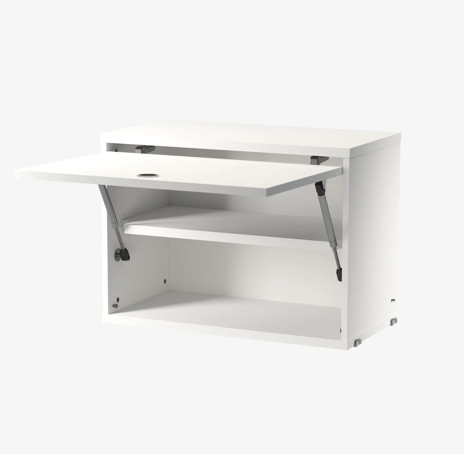 Cabinet with flip door - W58 x D30 x H42, White - image 2