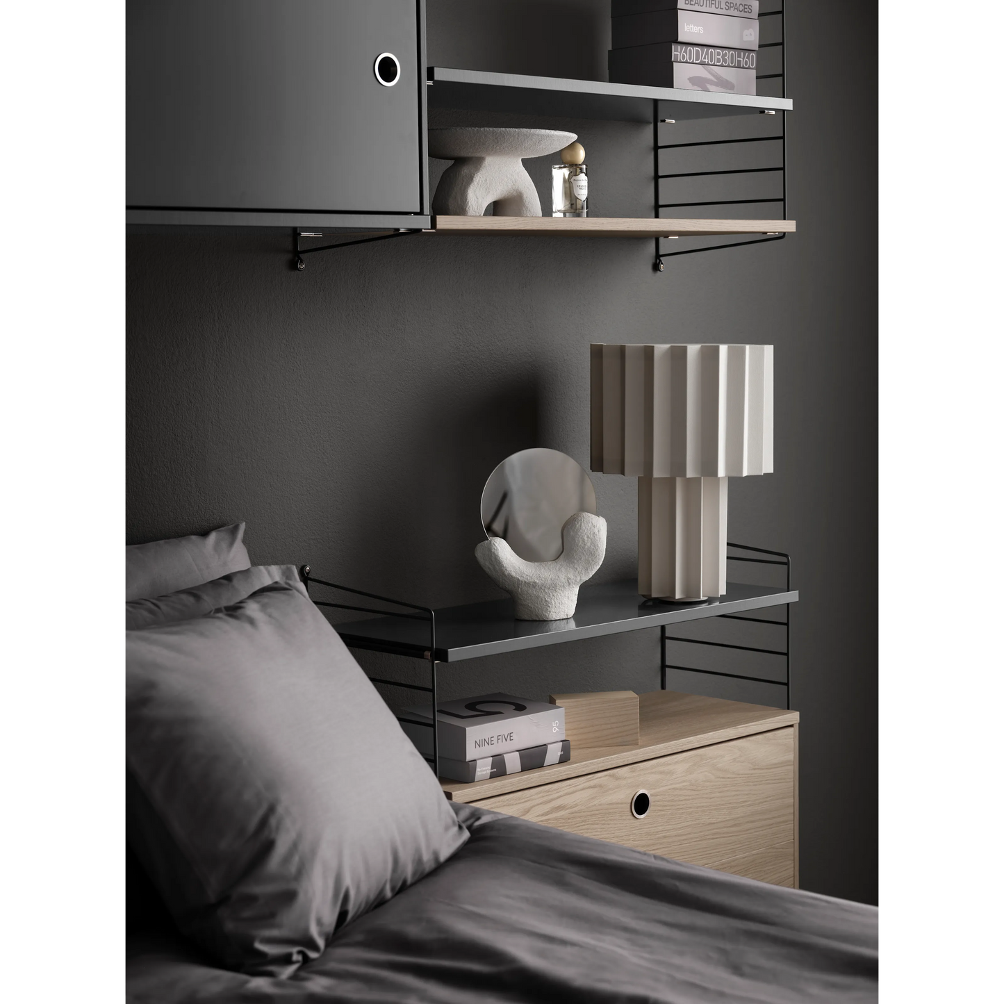 Chest of drawers - W58 x D30 x H42, Oak - image 2