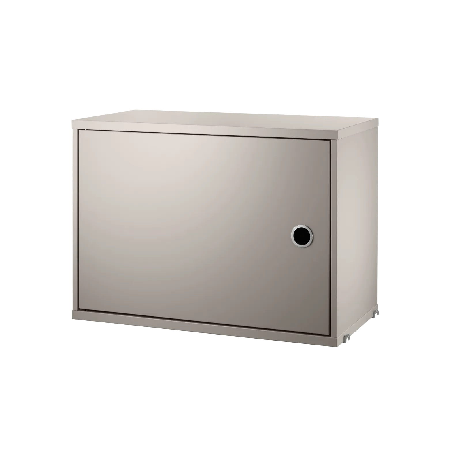 Cabinet with swing door - W58 x D30 x H42, Beige - image 2